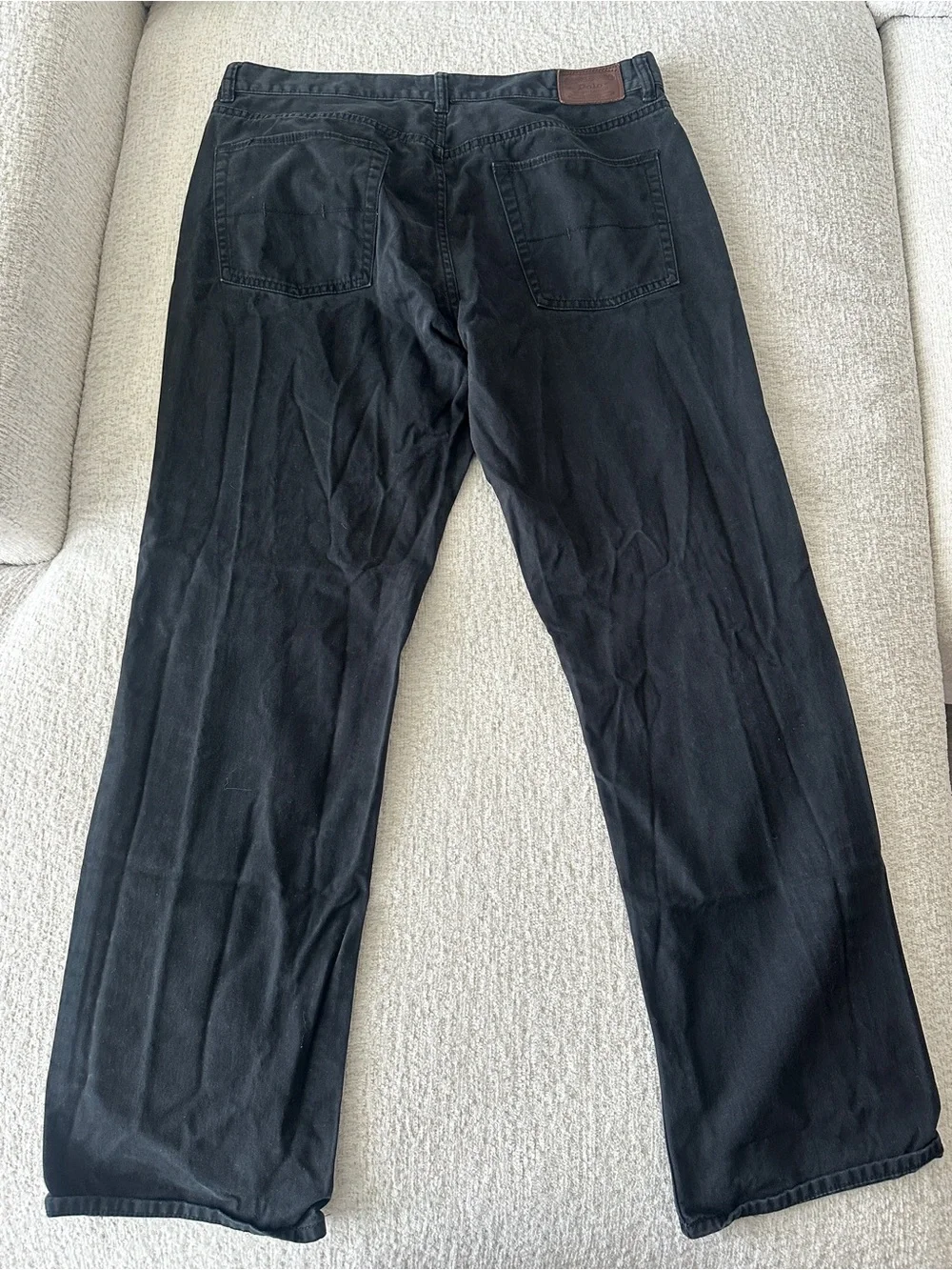 Polo by Ralph Lauren Men's Straight Black Jeans